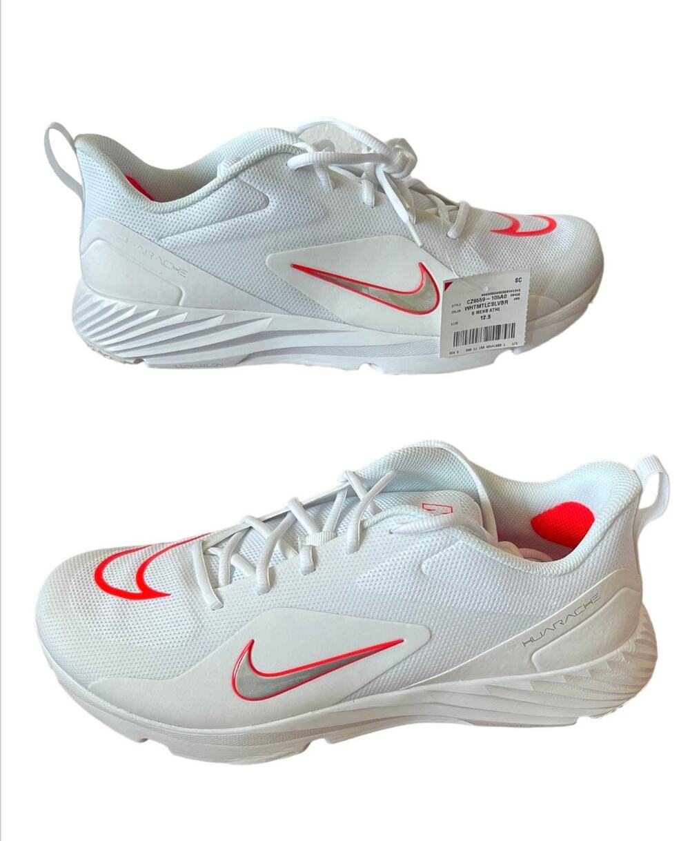 Nike Alpha Huarache 8 Pro Turf LAX Lacrosse Shoes CZ6559-105 Men's Size 12.5